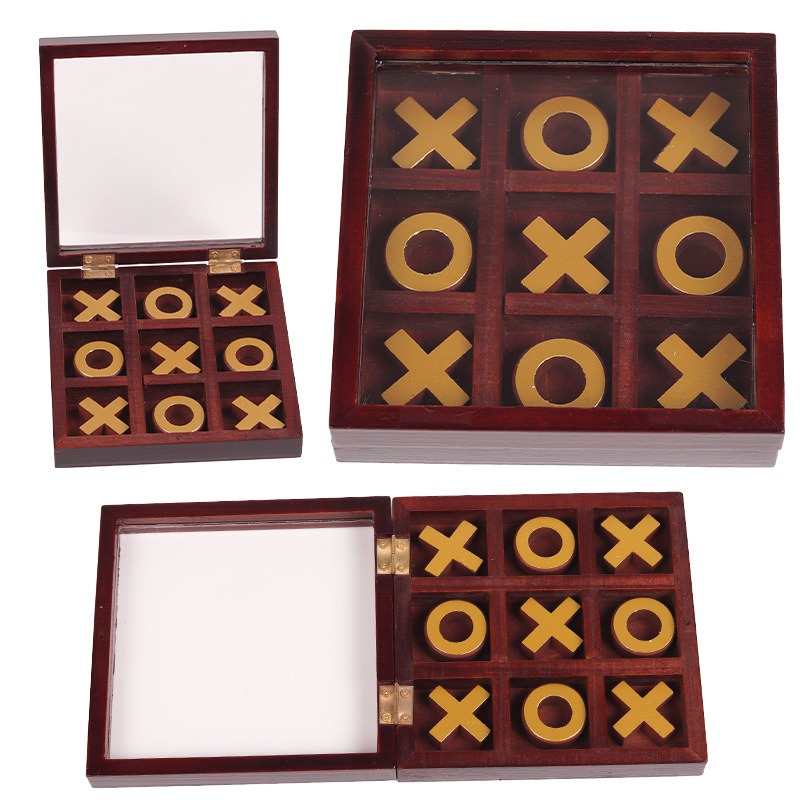 Board Game Yearbook - Funny Tic Tac Toe Chessboard Family