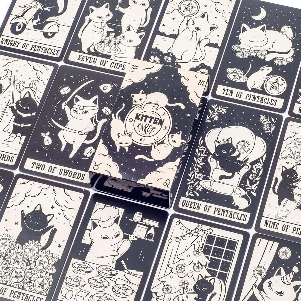 Kitten Tarot Deck 78Pcs Cute B - огляд і ціна Board Game Oracle