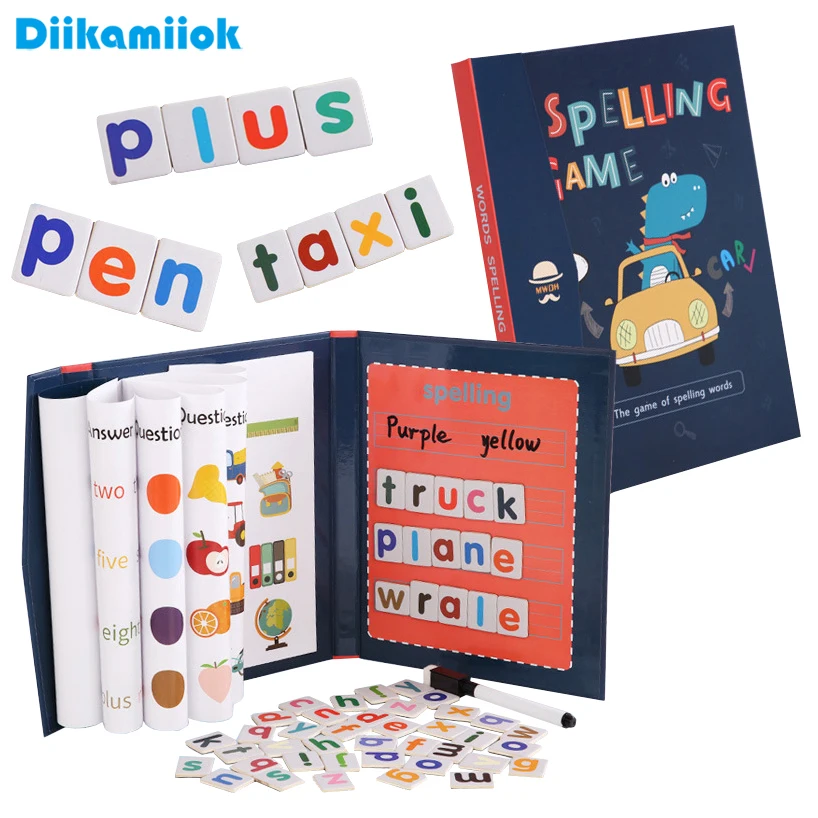 1pc Magnetic Alphabet Spelling - огляд і ціна Board Game English For Kids