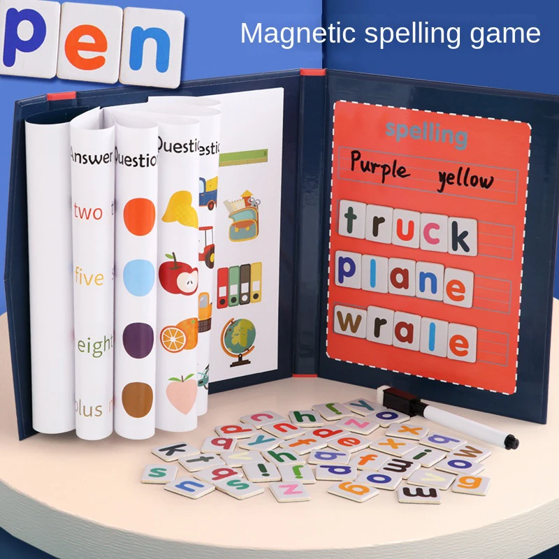 1pc Magnetic Alphabet Spelling - огляд і ціна Board Game English For Kids