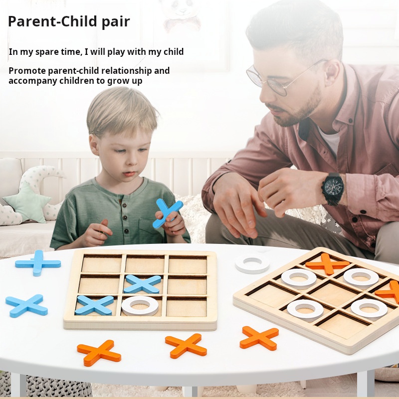 XO Tic-tac-toe children's Link - огляд і ціна Board Game For 3 Players