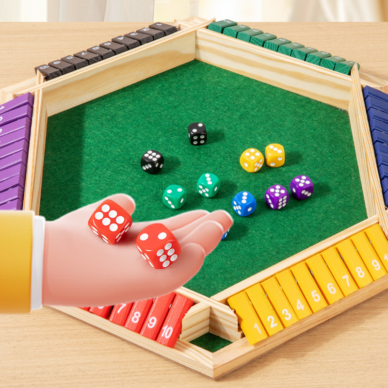 Shut The Box Dice Board Game W - огляд і ціна Board Game For 3 Players