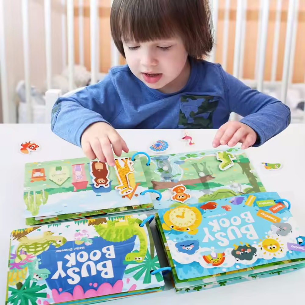 Busy Book Sticker Quiet Book f - огляд і ціна Board Game English For Kids