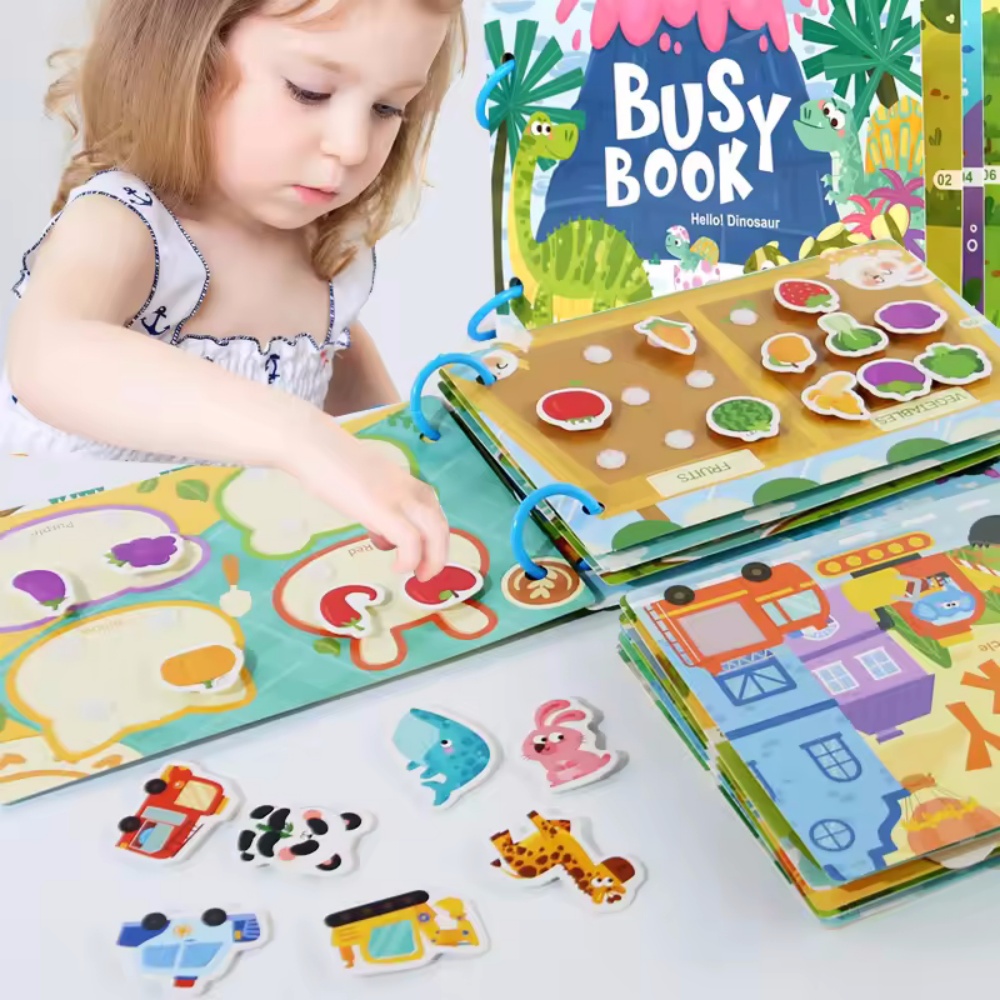 Busy Book Sticker Quiet Book f - огляд і ціна Board Game English For Kids