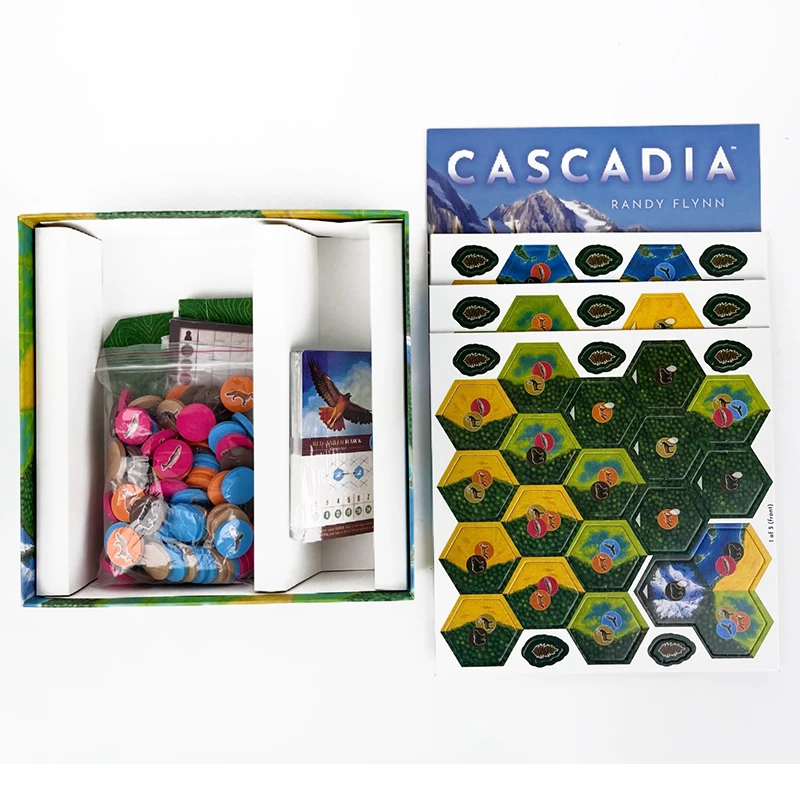 Cascadia Board Game LANDMARKS  - огляд і ціна Board Game English For Kids