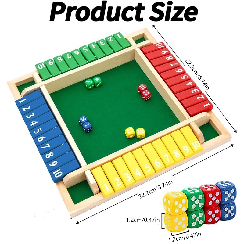 Arithmetic Dice Board Game Fou - огляд і ціна Board Game For 3 Players