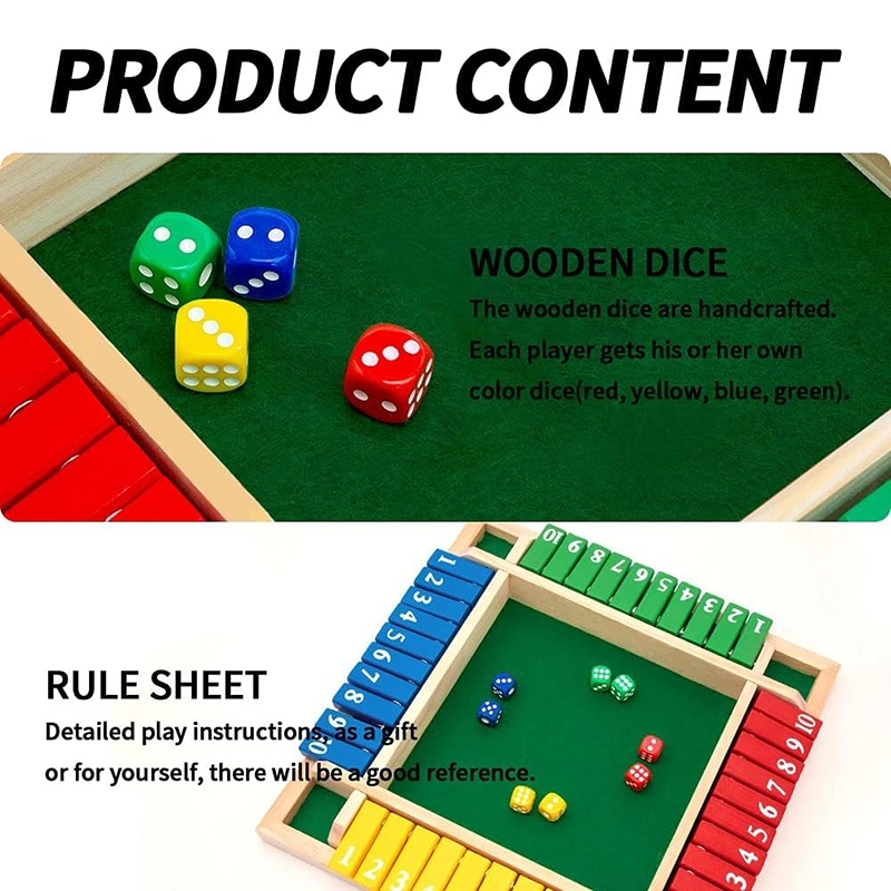 Arithmetic Dice Board Game Fou - огляд і ціна Board Game For 3 Players