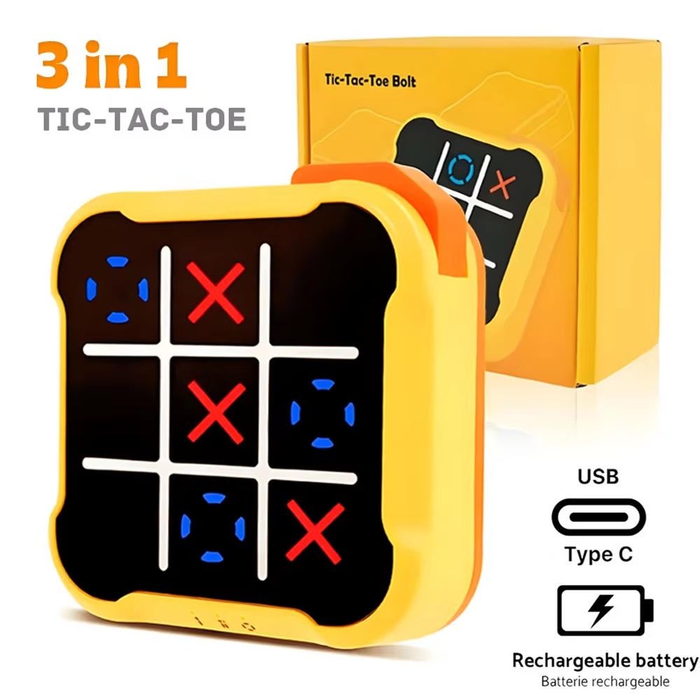 3in1 Electronic TIC-TAC-TOE Bo - огляд і ціна Board Game English For Kids