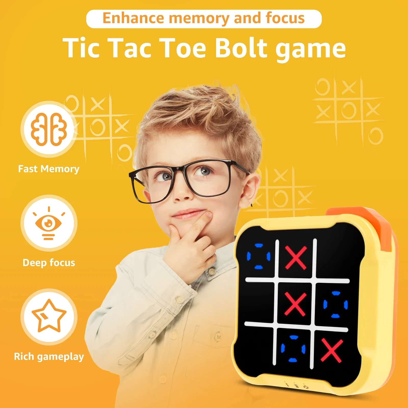 3in1 Electronic TIC-TAC-TOE Bo - огляд і ціна Board Game English For Kids