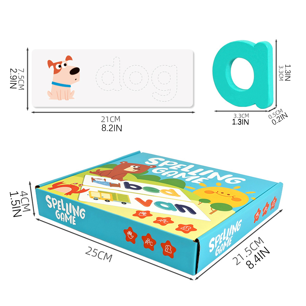 Colorful Alphabet Wooden Puzzl - огляд і ціна Board Game English For Kids