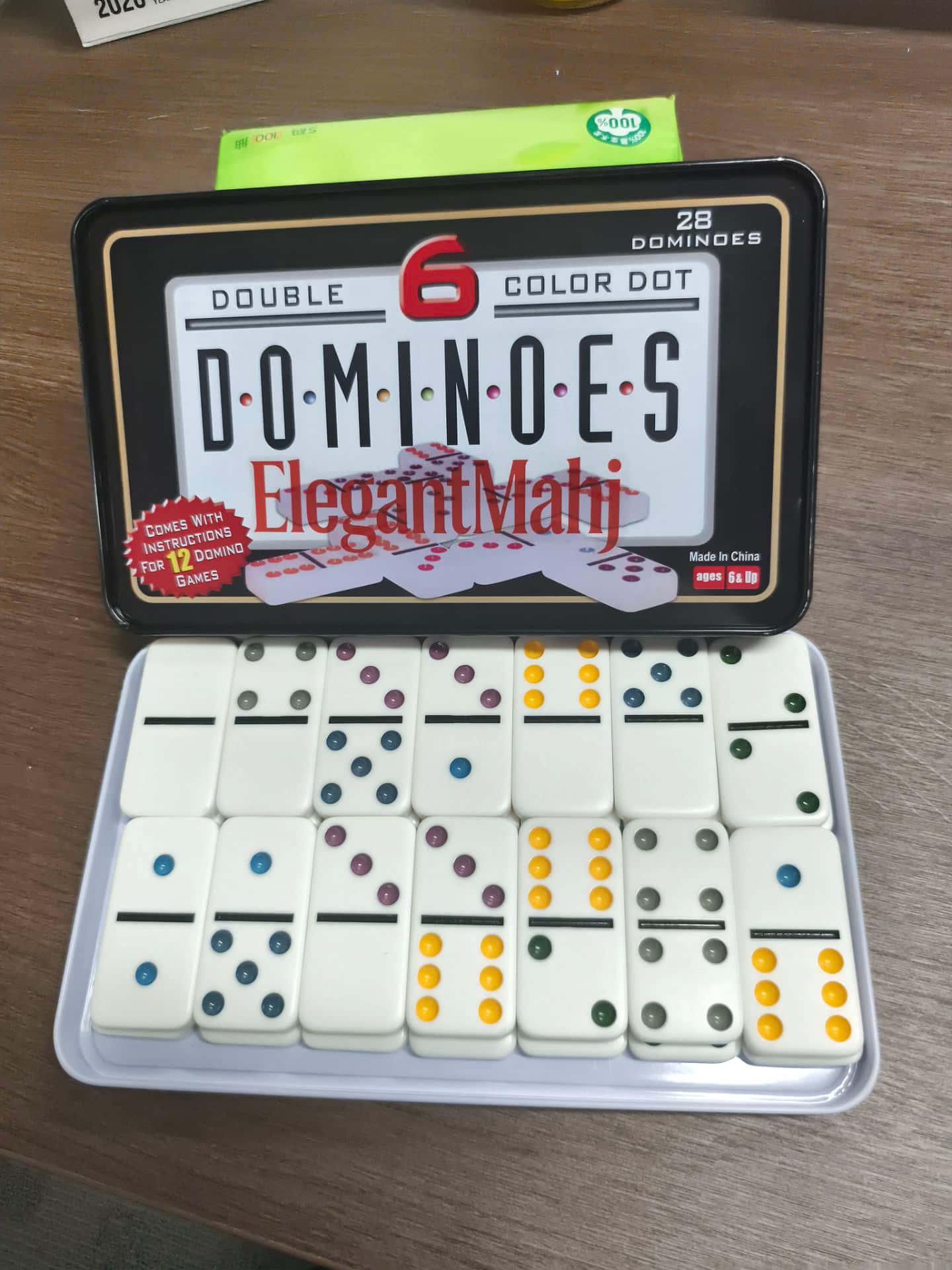 ElegantMahj Double Six Dominoe - огляд і ціна Game Storage Box