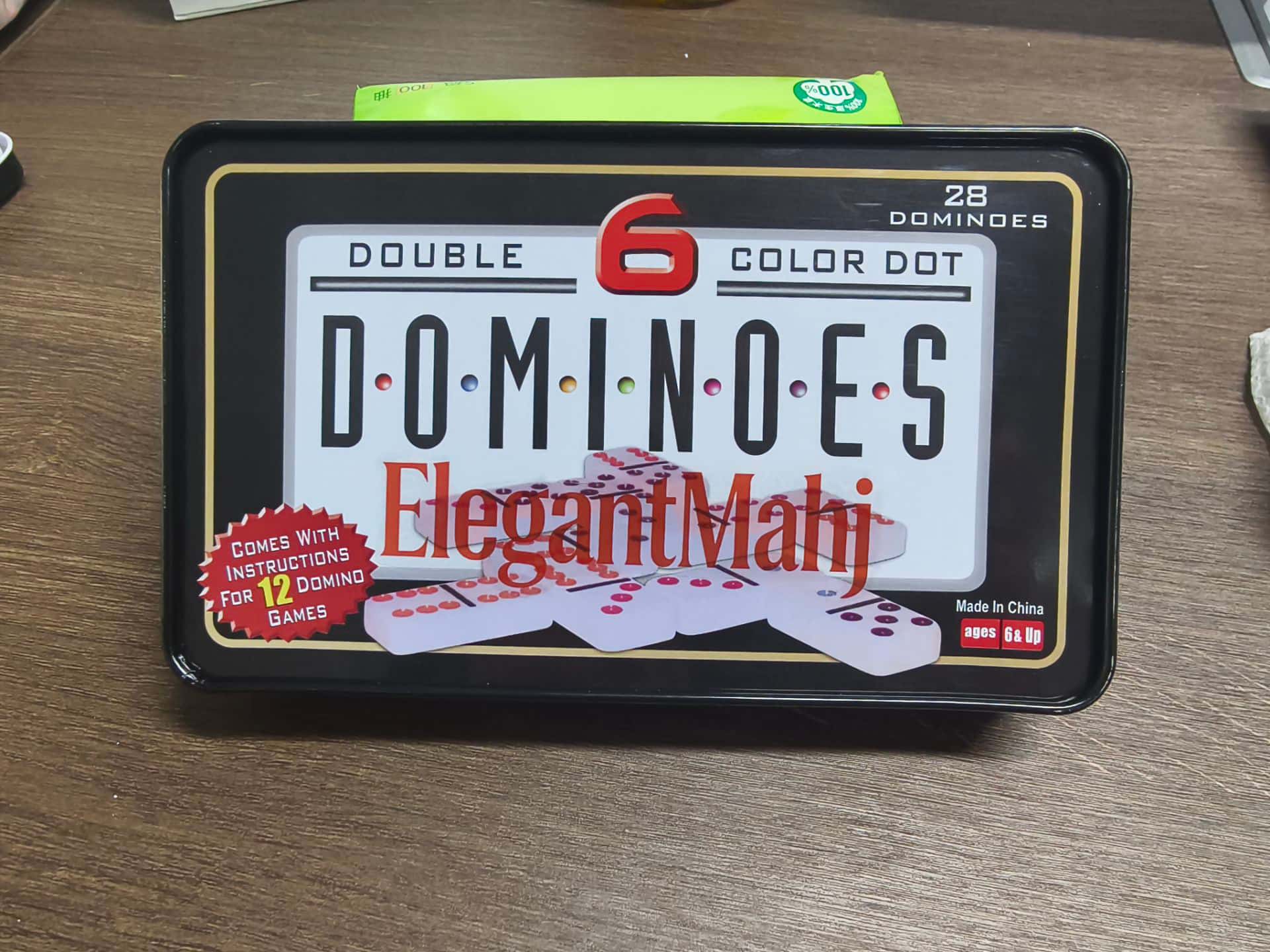 ElegantMahj Double Six Dominoe - огляд і ціна Game Storage Box